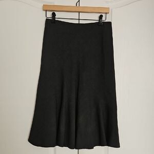Reitmans Gray A-Line Midi Skirt for Casual Wear